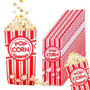 Paper Popcorn Bags Bulk, Pack of 800 1 oz Popcorn Bags for Popcorn Machine, Small Popcorn Bags Individual Servings, Pop Corn Bags for Party, Movie Nights, Carnival Party