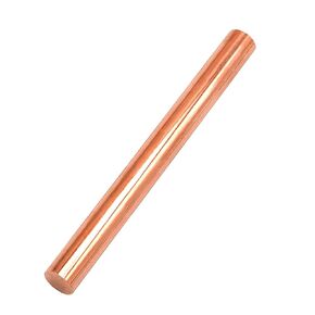 1pcs Pure Copper Round Rod 3/4inch Dia 3.94inch Length Bare Copper Metal Rod Solid Copper Rod Lathe Bar Stock for DIY Metal Crafts Metal Working Hobbies(100x20mm)