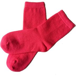 Pure Cashmere Women Men Unisex Ankle Short Causal Thick Socks, Smooth Toes and Heel Sewed by Handwork