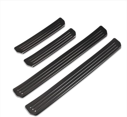 Beautost Fit for Mazda CX-50 CX50 2024 2025 Outside Door Sill Scuff Plate Guard Cover Trims (Black) in Saudi Arabia