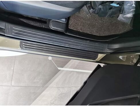 Beautost Fit for Mazda CX-50 CX50 2024 2025 Outside Door Sill Scuff Plate Guard Cover Trims (Black) in Saudi Arabia