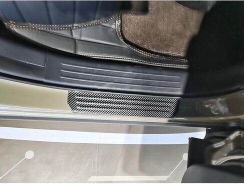 Beautost Fit for Mazda CX-50 CX50 2024 2025 Outside Door Sill Scuff Plate Guard Cover Trims (Black) in Saudi Arabia
