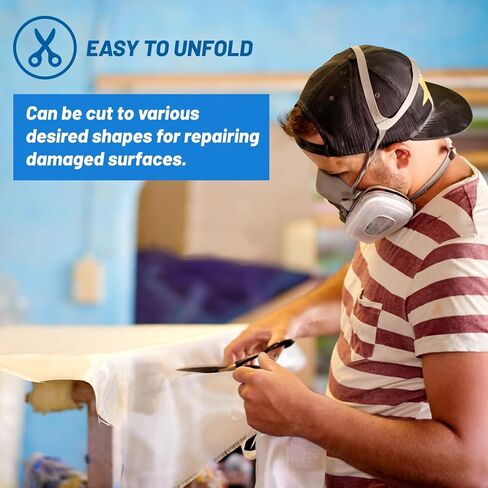 قماش من الألياف الزجاجية مقاس 50 بوصة × 10 أقدام، 1.5 أونصة، قماش من الألياف الزجاجية بسُمك 0.05 مم للقوارب، حصيرة من الألياف الزجاجية، قماش من الألياف الزجاجية، ورقة من الألياف الزجاجية، إصلاح الألياف الزجاجية لحوض ركوب الأمواج التلقائي لطائرة RC in Kuwait