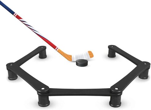 Hockey Stickhandling Trainer - Hockey Training Aid for Stick Portable Stick Handling Trainer Hockey Passer Hockey Practice Equipment Used On and Off Ice for Stick Speed Timing Puck Control in Kuwait