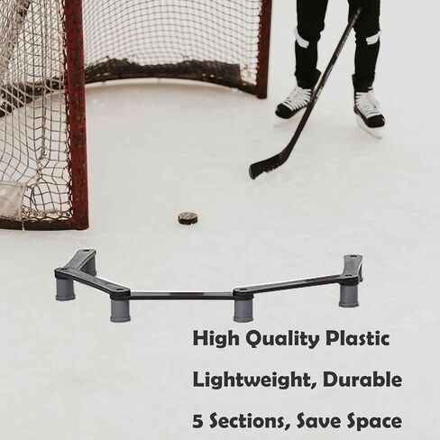 Hockey Stickhandling Trainer - Hockey Training Aid for Stick Portable Stick Handling Trainer Hockey Passer Hockey Practice Equipment Used On and Off Ice for Stick Speed Timing Puck Control in Kuwait