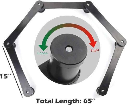 Hockey Stickhandling Trainer - Hockey Training Aid for Stick Portable Stick Handling Trainer Hockey Passer Hockey Practice Equipment Used On and Off Ice for Stick Speed Timing Puck Control in Kuwait