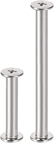 uxcell Screw Post, Female 5x30mm and Female 5x55mm Silver Tone Binding Bolts Total 30 Sets in Saudi Arabia