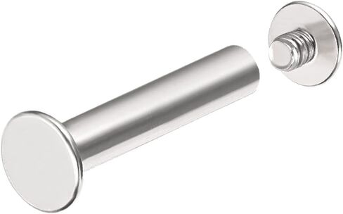 uxcell Screw Post, Female 5x30mm and Female 5x55mm Silver Tone Binding Bolts Total 30 Sets in Saudi Arabia