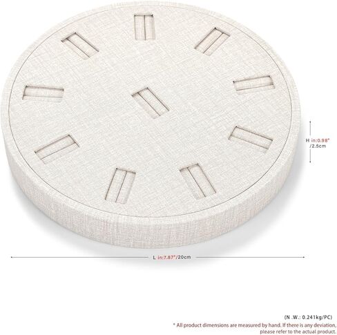 صينية حلقية مكونة من 10 فتحات، حامل حلقي دائري، عرض من جلد البولي يوريثان، منظم أقراط حلقية، صينية عرض المجوهرات، صينية عرض المجوهرات، صينية تنظيم المجوهرات الداخلية من الألياف الدقيقة (أخضر) in Kuwait