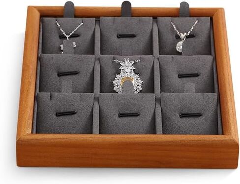 Jewelry Tray, Watch Tray,Small Wooden Tray,Premium Ring Dish,Luxury Jewelry Organizer,Grey Bracelet Display in Saudi Arabia