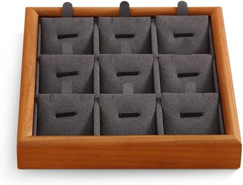 Jewelry Tray, Watch Tray,Small Wooden Tray,Premium Ring Dish,Luxury Jewelry Organizer,Grey Bracelet Display in Saudi Arabia