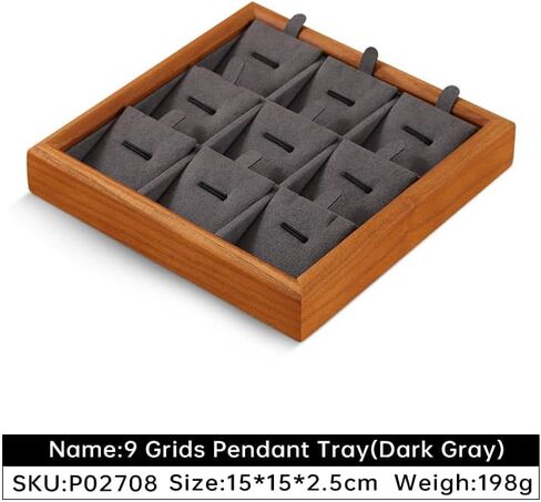 Jewelry Tray, Watch Tray,Small Wooden Tray,Premium Ring Dish,Luxury Jewelry Organizer,Grey Bracelet Display in Saudi Arabia