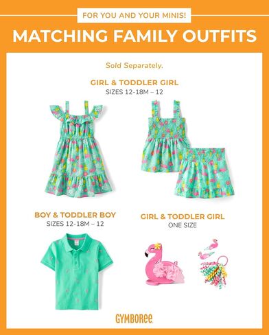 Gymboree Girls' and Toddler Printed Summer Tops in Saudi Arabia