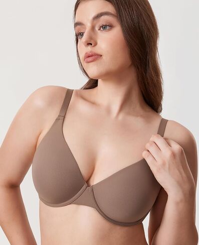 حمالة صدر نسائية من DELIMIRA Inbarely Plus يغرق التغطية الكاملة بالإضافة إلى حجم حمالات الصدر غير المبطنة Underwire in Kuwait
