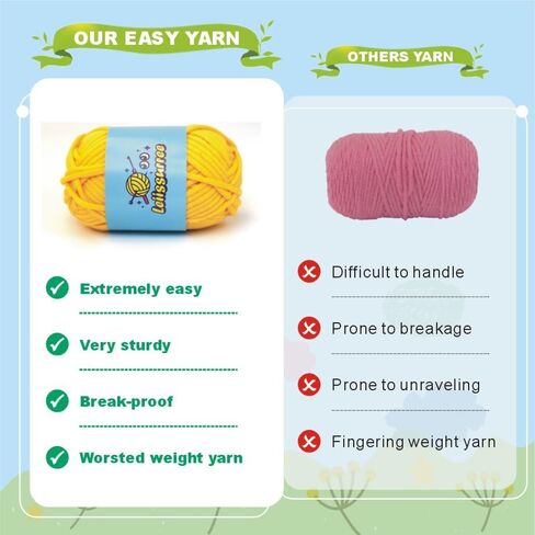 LEIISSURREE Animal Crochet Kit of 7 Colorful Mice, Beginner Crochet Kit for Adults, Animal Crochet Kit for Beginners, Beginner Crochet Kits with Step-by-Step Video Tutorials, DIY Crochet Kit in Kuwait