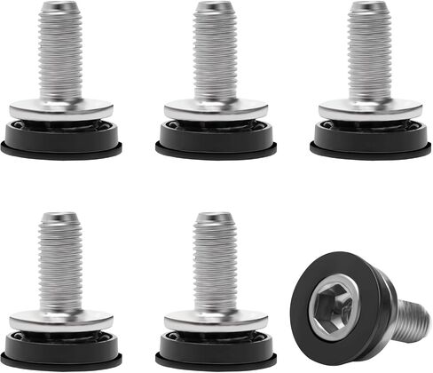 Bike Hex Crank Arm Fixing Bolts, Crank Arm Bolt 8mm, Bike Crank Bolts, Bicycle Crank Screw, Bike Crankset Bolt, Bicycle Bottom Bracket Axle Bolts for Bicycle Square Hole M8 in Saudi Arabia