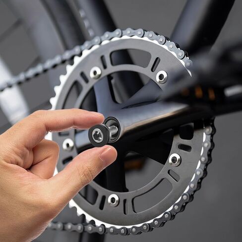 Bike Hex Crank Arm Fixing Bolts, Crank Arm Bolt 8mm, Bike Crank Bolts, Bicycle Crank Screw, Bike Crankset Bolt, Bicycle Bottom Bracket Axle Bolts for Bicycle Square Hole M8 in Saudi Arabia