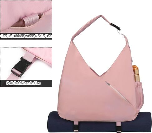 Large Yoga Gym Bag for Women Sport Duffel Bag with Hide Yoga Mat Holder and Shoe Compartment Travel Tote Bag with Wet Pocket in Saudi Arabia