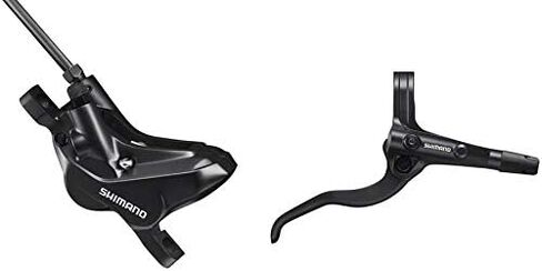 فرامل قرص SHIMANO BR-MT420 ورافعة BL-MT401 - خلفي، هيدروليكي، 4 مكابس، حامل عمود، أسود in Saudi Arabia
