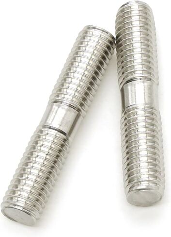 10 Pieces M10 304 Stainless Steel Double End Threaded Studs Screws Bolts (M10x70mm) in Saudi Arabia
