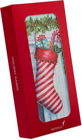 Papyrus Boxed Christmas Cards with Envelopes, Best Wishes, Forest (16-Count) in Kuwait