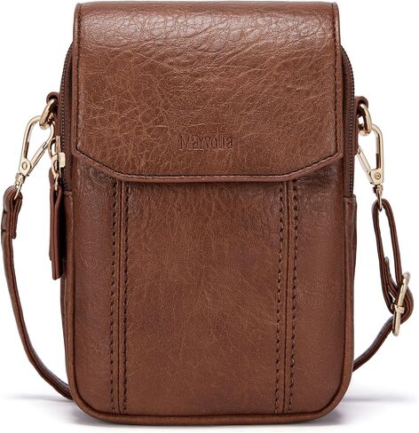 Marvolia Small Crossbody Bags for Women PU Leather Cell Phone Purse Crossbody Handbags Shoulder Purses with Card Slots in Saudi Arabia