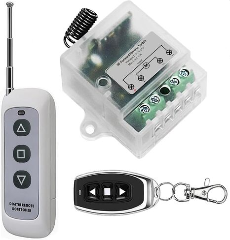 Forward Reverse Switch Working Voltage DC12V to 24V,Linear Actuator 12v Remote Switch of Current Rating 10A,Remote Control Distance165 ft,for Linear Actuator,Winch Solenoid Relay Contactor(White) in Saudi Arabia