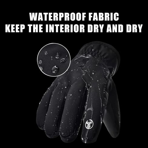 Winter Gloves Women Men Ski Snow Gloves Liner Thermal Warm Touch Screen, Suit for Running, Cycling, Biking, Hiking, Driving, Walking, Typing, Freezer Work, Sports in Saudi Arabia