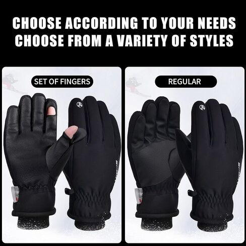 Winter Gloves Women Men Ski Snow Gloves Liner Thermal Warm Touch Screen, Suit for Running, Cycling, Biking, Hiking, Driving, Walking, Typing, Freezer Work, Sports in Saudi Arabia