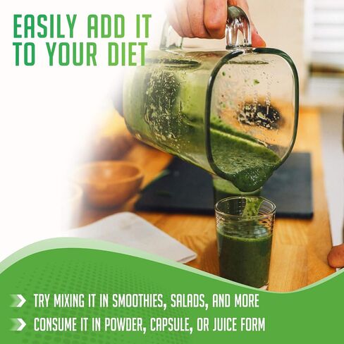 XPRS Nutra Organic Wheatgrass Juice Powder - Sustainably Grown - Instant Wheat Grass Juice Powder Made from Concentrated Juice - More Potent Than Organic Wheatgrass Powder - 8 Ounce in Saudi Arabia
