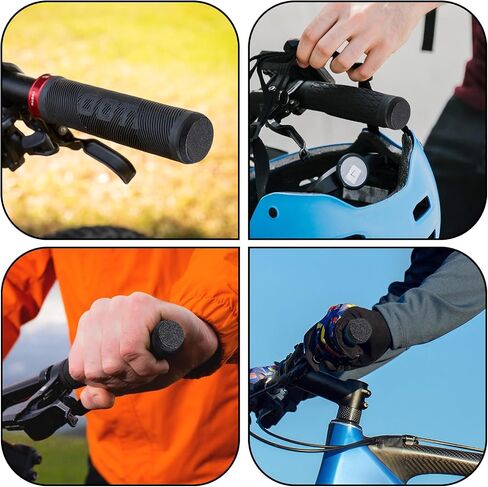 12 Pieces Handlebar Bar End Plugs Black Plastic Bike Handlebar Bar End Caps Bicycle Bar End Caps Bike Handlebar Plugs for Road Mountain Bike Most Bicycle Grip in Saudi Arabia