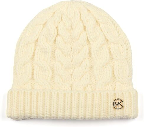 Michael Kors womens Moving Cables Beanie, Stylish Hat & Fashion Accessory Cap for Women in Saudi Arabia