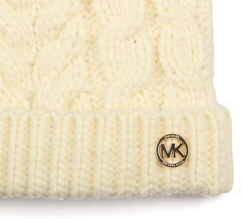 Michael Kors womens Moving Cables Beanie, Stylish Hat & Fashion Accessory Cap for Women in Saudi Arabia