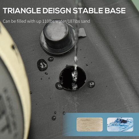 طوق كرة السلة المحمول Soozier، ارتفاع 8.4-9.8 قدم قابل للتعديل، هدف كرة السلة مع لوحة خلفية 34 بوصة وعجلات للاستخدام الداخلي والخارجي in Kuwait