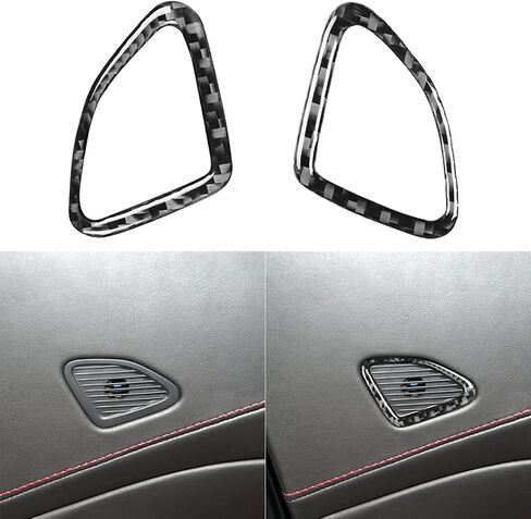 NVCNX Real 3K Carbon Fiber Rear Central Armrest Cover Decal Car Interior Trim Accessories for Chevrolet Corvette C7 Z06 2014 2015 2016 2017 2019 Black 1PC in Saudi Arabia
