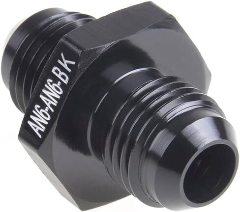 10AN ذكر إلى 10AN ذكر مضيئة الاتحاد المقرنة مستقيم خرطوم الوقود محول المناسب الأسود 2PCS (AN10-AN10-BK، 2PCS) in Kuwait