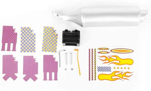 Bnineteenteam Turbo Pipe Exhaust System Exhaust Sound System Accessories for Cycling Accessory in Saudi Arabia