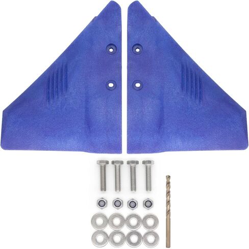 QuickMarine Boat Hydrofoil Stabilizer for Marine Outboard and Sterndrive Motors made of PA66 Plastic Grey in Kuwait