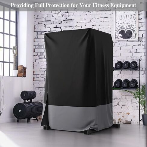 Power Cage Cover - Waterproof Smith Machine Covers,Protective Cover for Squat Rack/Weight Lifting Rack/Home Gym Workout Equipment Covers with Zipper-Indoor or Outdoor(Cover Only) in Saudi Arabia
