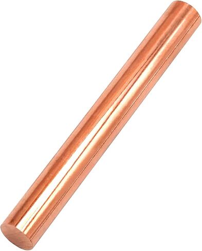 1pcs Pure Copper Round Rod 3/4inch Dia 3.94inch Length Bare Copper Metal Rod Solid Copper Rod Lathe Bar Stock for DIY Metal Crafts Metal Working Hobbies(100x20mm) in Kuwait