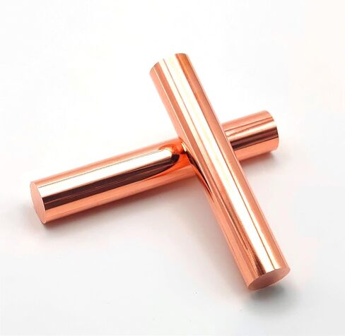 1pcs Pure Copper Round Rod 3/4inch Dia 3.94inch Length Bare Copper Metal Rod Solid Copper Rod Lathe Bar Stock for DIY Metal Crafts Metal Working Hobbies(100x20mm) in Kuwait