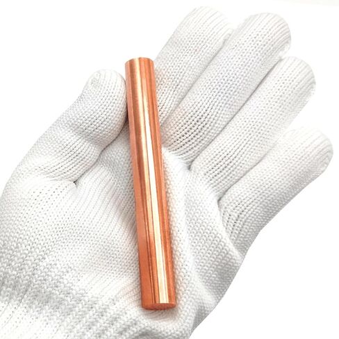 1pcs Pure Copper Round Rod 3/4inch Dia 3.94inch Length Bare Copper Metal Rod Solid Copper Rod Lathe Bar Stock for DIY Metal Crafts Metal Working Hobbies(100x20mm) in Kuwait