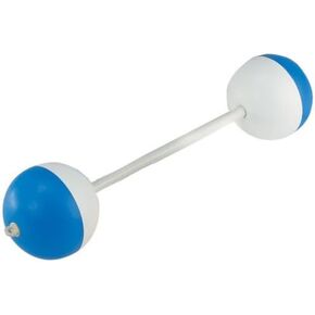Pentair R221056 30 Inch Swim Teacher PVC Bar with Two Polyethylene Floats - White