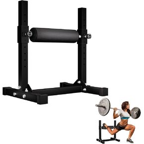 Bulgarian Split Squat Stand, Single Leg Squat Roller, One Leg Squat Stand, Stand-Alone Machine Leg Curl, Lower Body Exercise Specialty Machine, Strength Training for Home Gym, Black