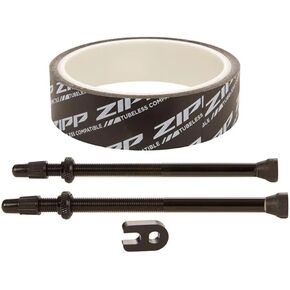 Zipp Tubeless Kit Includes 26mm Tape, 2 Universal 100mm Valves and 1 Valve Core Wrench, Fits 808 Firecrest