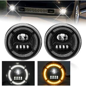 Fog Lights Compatible with 2007-2013 GMC Sierra 1500/2007-2014 Sierra 2500 3500 (Not Fit Classic Models) 1 Pair Fog Lamps With 880 12V 27W Bulbs