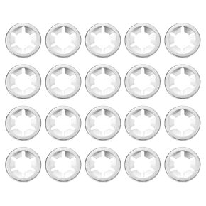 uxcell M12 30Pcs Bearing Clamp Starlock Washer, 304 Stainless Steel Tooth Locking Ring Washers Quick Speed Star Nut Locking Fastener, Silver