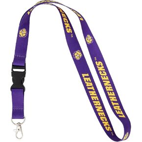 Desert Cactus Western Illinois University Lanyard WIU Leathernecks Car Keys ID Badge Holder Keychain Detachable Breakaway Snap Buckle (Purple Bulldog)
