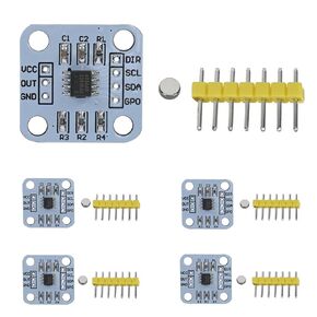 5pcs AS5600 Magnetic Encoder 12bit 3.3V High Precision Magnetic Induction Angle Measurement Sensor Module