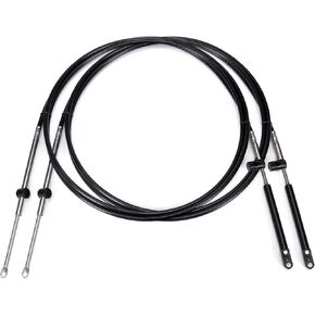 2Pcs 9FT Outboard Engine Throttle and Shift Cables for Mercury GEN I Control Cables Throttle Cable 33c